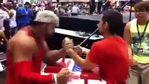 Muscles Vs Fit Arm Wrestling - Funny Videos