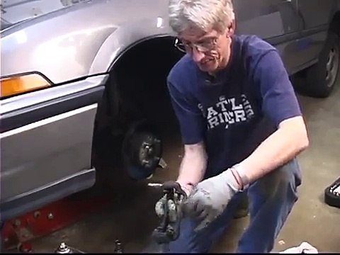 How to Replace Front Brake Pads : How to Clean Front Brake Pads