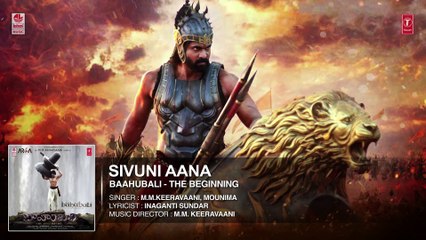 Sivuni Aana Full Audio Song - Baahubali - Prabhas, Anushka Shetty, Rana Daggubati