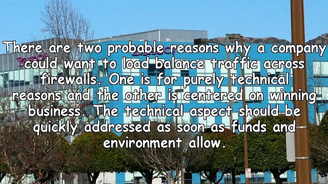 Load Balancing And Yahoo!