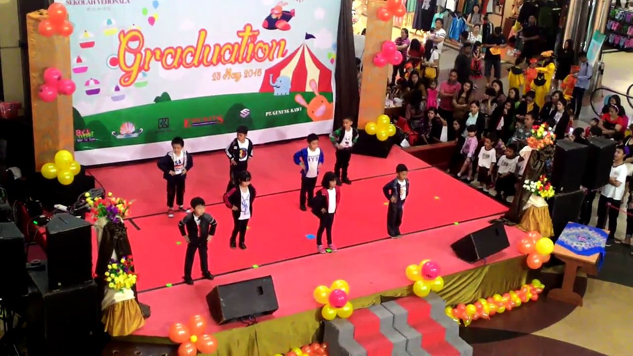 Children school dance