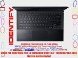 Decalrus - Sony VAIO Pro 13 Ultrabook with 13.3 Touchscreen PURPLE Texture Carbon Fiber skin