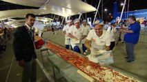 A Margherita pizza 1595,45 metres long wins the 