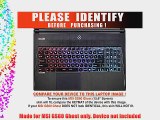 Decalrus - MSI GS60 Ghost with 15.6 screen FULL BODY PURPLE Texture Carbon Fiber skin skins