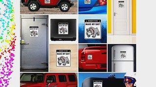 Decal Stickers Warning Guard Dogs On Duty Sign Tablet Laptops Weatherproof Sp (20 X 16.9 In)