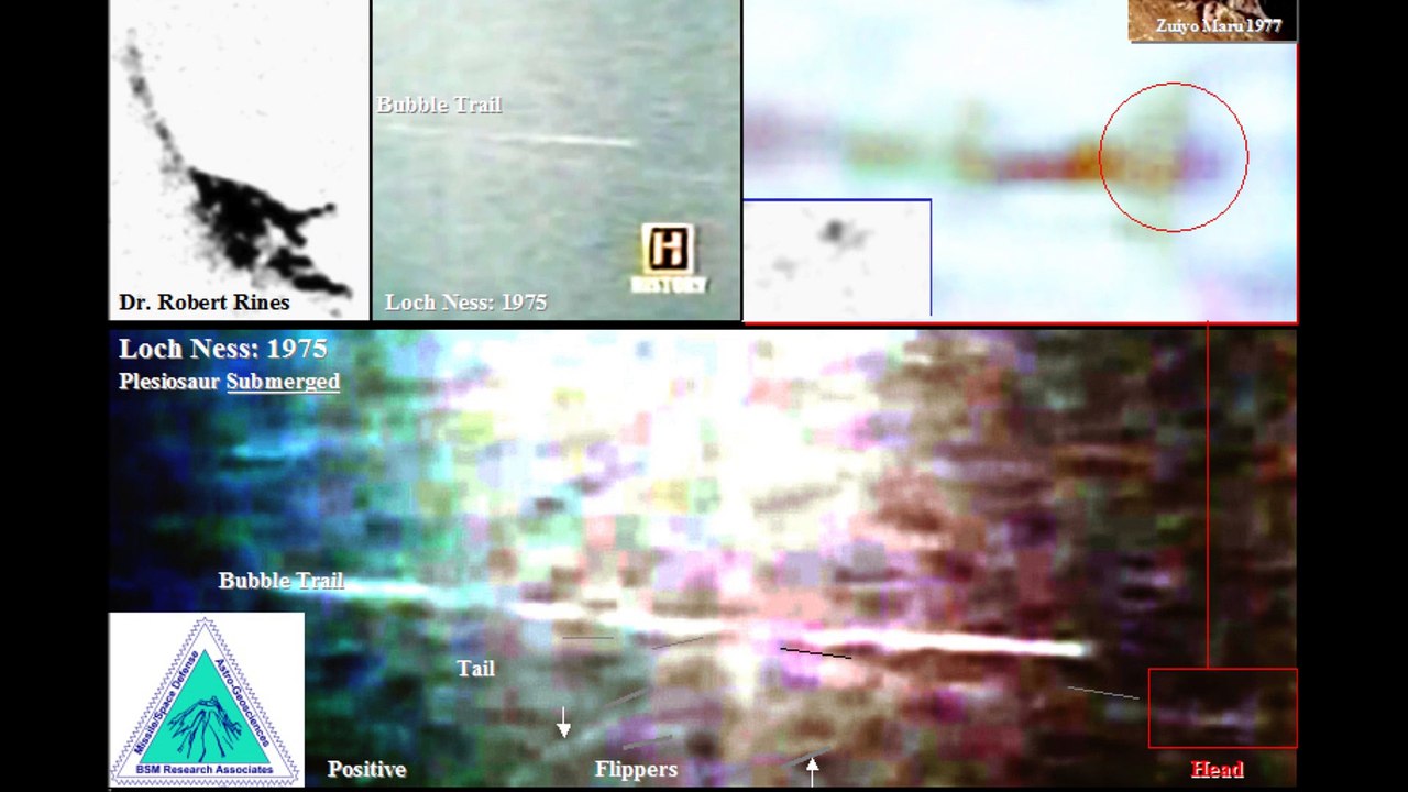 MIT Professors Strobe-FLASH the Loch Ness Plesiosaur; Dr. Harold E. Edgerton; Dr. Robert Rines