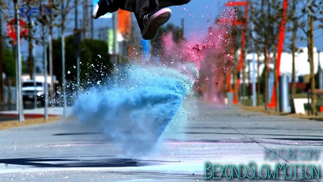 Epic Chromatic Skateboarding in Slow Motion