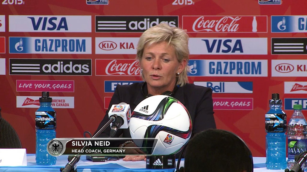 Mundial Femenino: Neid, encantada con la actuación alemana