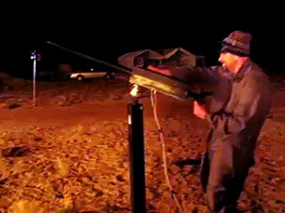 Propane Oxygen machine gun simulator