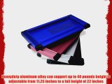 SOJITEK?Heavyduty Black Wide 19 x 11.25 Adjustable Folding Ventilated Laptop Notebook Tablets