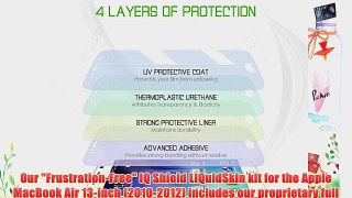 IQ Shield LIQuidSkin - Apple MacBook Air 13 Screen Protector   Full Body (Front and Back) with