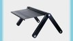 Easily Adjustable Portable Folding Aluminum Laptop Notebook PC Table Desk Tray