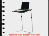 Digital Family Black Height Adjustable Laptop Desk Table Foldable Folding Stand Tray