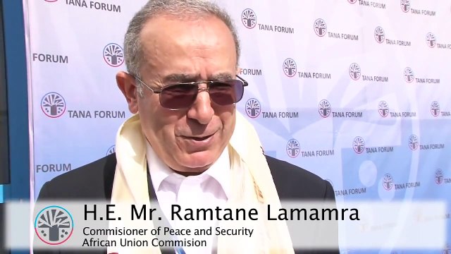 H.E. Amb. Ramtane Lamamra, Peace and Security Commissioner, African Union