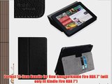 DigitalsOnDemand ? 12-Item Accessory Bundle Kit for New Amazon Kindle Fire HDX 7 Tablet - Leather