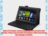 Infiland Fire HD7 2014 Release Tablet Bluetooth Keyboard Smart Case Cover - Folio Slim Fit