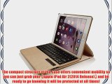iPad Air 2 Case with Keyboard Boriyuan? Stylish Luxury Portable Ultra Slim Removable Detachable