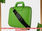 Cady Messenger Cube LIME GREEN Ultra Durable Tactical Leather -ette Bag Case fits Microsoft