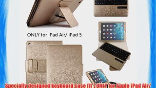 iPad Air Case with Keyboard Boriyuan? Stylish Luxury Ultra Slim Detachable Removable Wireless