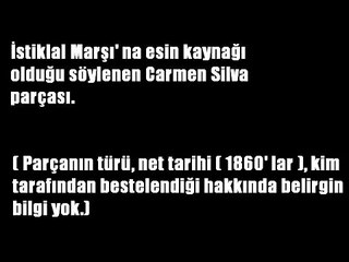 Carmen Silva ve İstiklal Marşı benzerliği iddiaları için