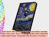 Tardis Doctor Who Vincent van Gogh Second Edition iPad Mini Leather Case Cover Black. For Apple