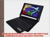 VSTN ? Lenovo Yoga Tablet 2 8 inch tablet Bluetooth Keyboard Portfolio Case - Detachable Bluetooth