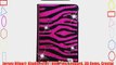 Jersey Bling? Kindle Fire 7 HDX PINK Leopard 3D Gems Crystal Rhinestone Rotating Faux Leather