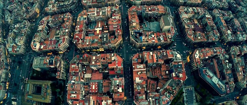 GoPro HERO4 Silver Footage Barcelona Aerial & timelapse