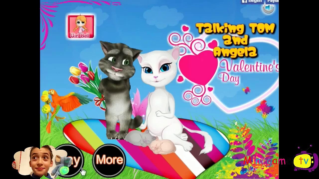 Angela Valentines Day Makeover Talking Tom Cartoon Video Games