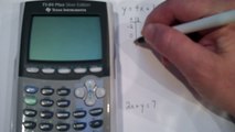Introduction to Graphing Linear Equations on the TI 84 Plus