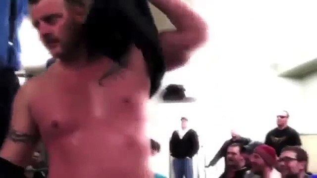 GAY BIG BOSSMAN - Colt Cabana, comedic wrestler, improv's in the ECCW ring