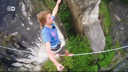Top Slackliner Alexander Schulz | Euromaxx