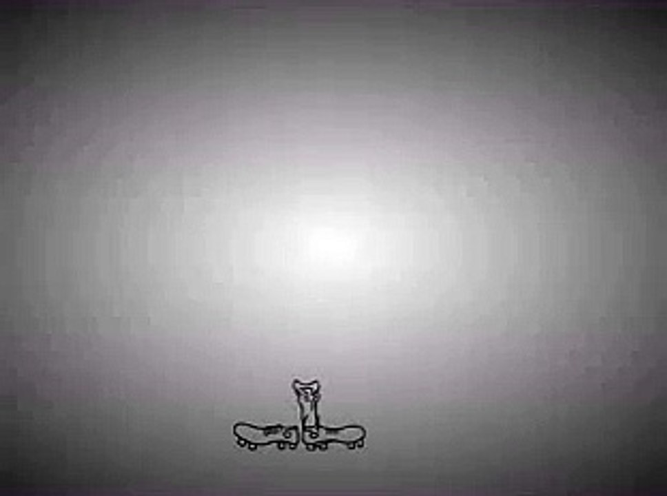 Digitally Drawn Flash Traced Funny Cartoon Character