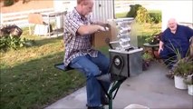 Pedal Powered Can Crusher - 30 cans per minute