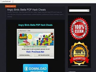 Angry Birds Stella POP Hack Cheats