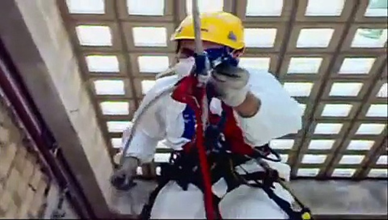 Retirada de bajantes con amianto. www.propacon.es