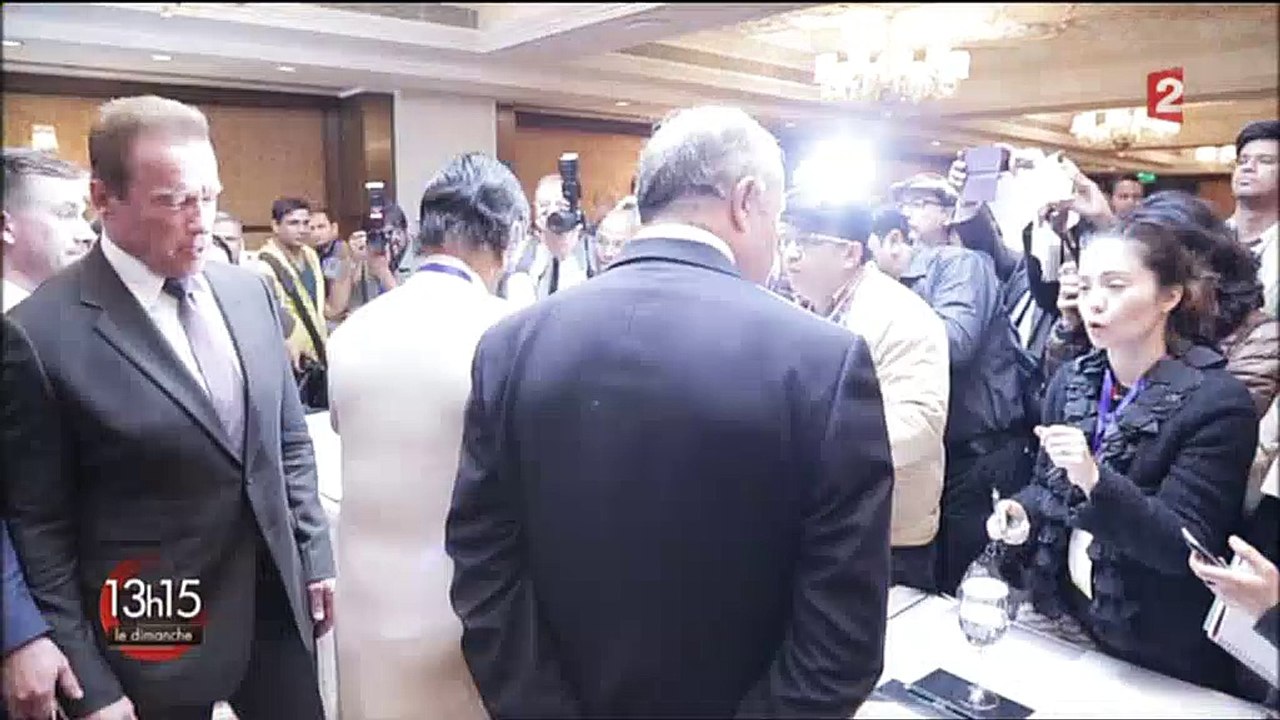 Arnold Schwarzenegger : "Fabius is fabulous !"