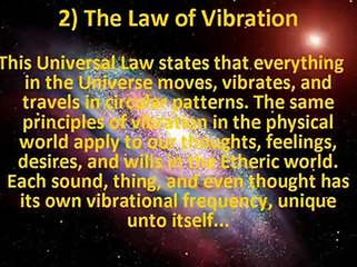The Laws Of The Universe