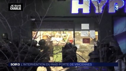 Uncensored original footage of hostage situation at supermarket in Paris coming to an end