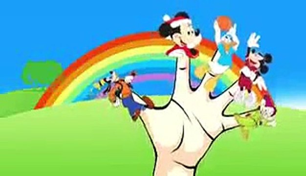 Finger Family Disney MICKEY MOUSE Cartoon Nursery Rhyme Songs for Children Kinder Surprise Eggs