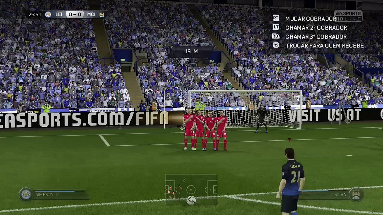 Free Kick Goal Fifa15 - Manchester City