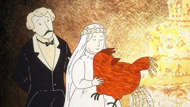 Tales of the old piano Strauss 2013 English subtitled Russian cartoon