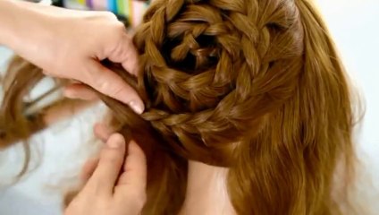hair styles (French Braid Updo) - video Dailymotion