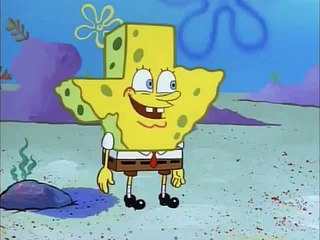 Spongebob and Patrick make fun of Texas