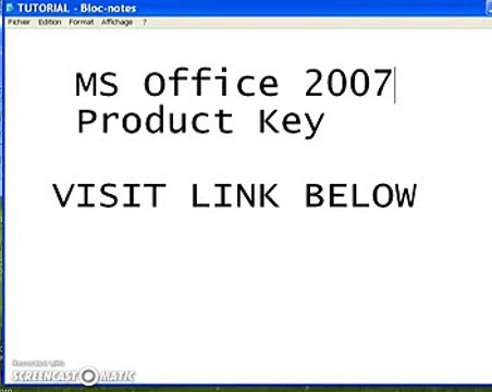 Microsoft Office 2007 Professional Product Key