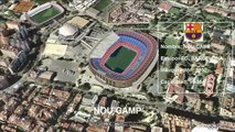 Barcelona Stadiums: Nou Camp, Montjuic, Cornella el Prat [IGEO TV]