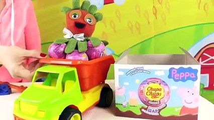 Шоколадные яица  Сюрприз  Свинка Пеппа, Маша и Кей Кей  Развивающее видео