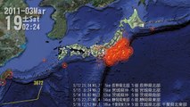 Japan Erdbeben 01.01.2012 So many New Earthquakes in this Area