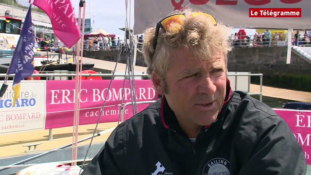 Solitaire du Figaro. Le départ de la dernière étape : Torbay-Dieppe