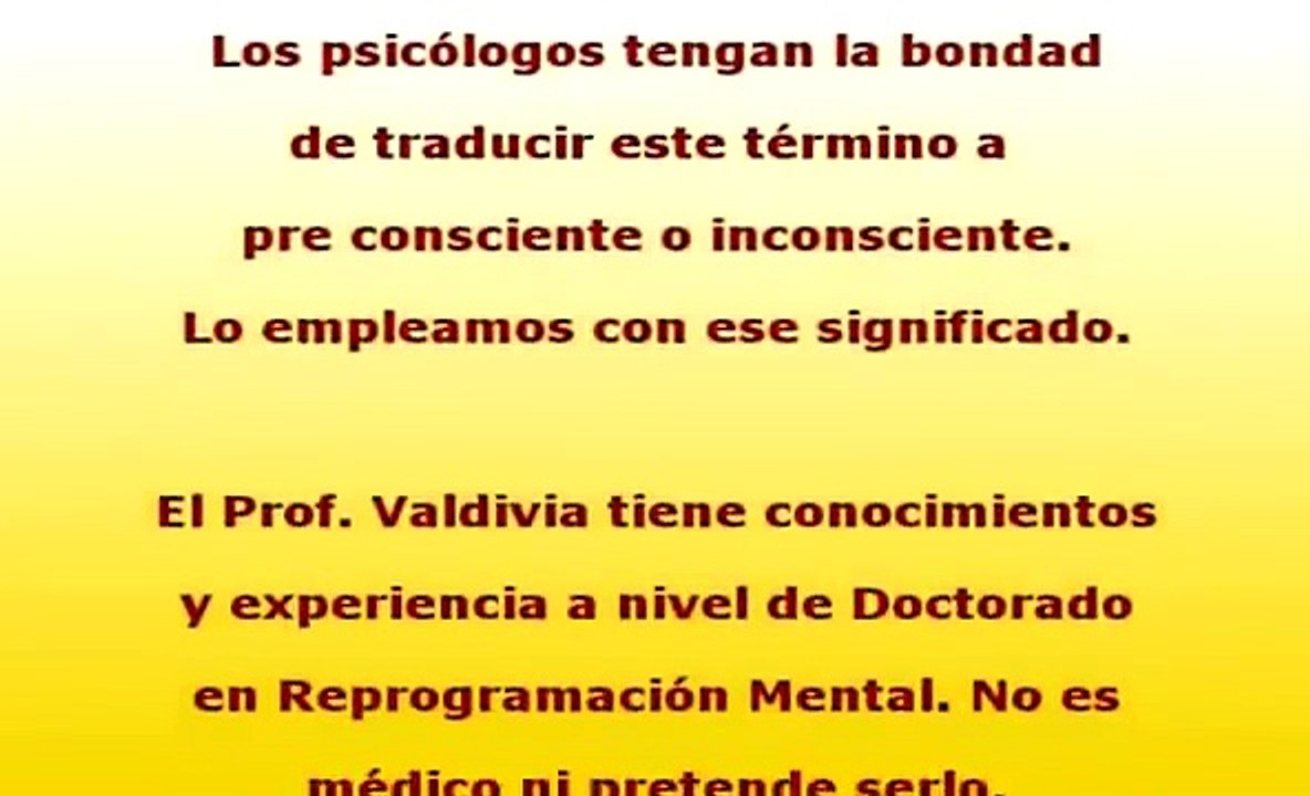 Bienvenida al curso de Hipnosis y Autohipnosis por internet